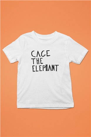 Cage the Elephant Baskılı Beyaz Unisex Çocuk Tişört