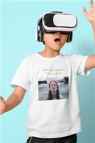 Cage the Elephant Baskılı Beyaz Unisex Çocuk Tişört