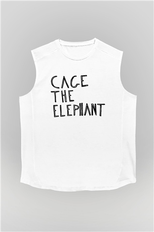 Cage the Elephant Beyaz Unisex Kolsuz Tişört