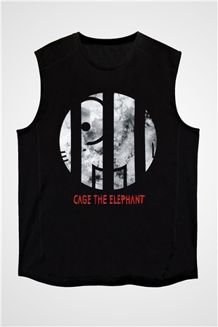 Cage the Elephant Siyah Unisex Kolsuz Tişört