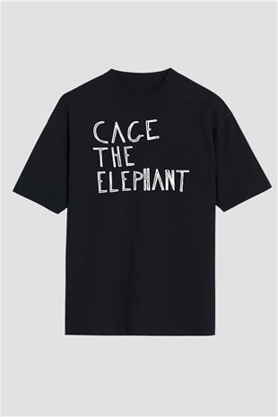 Cage the Elephant Siyah Unisex Oversize Tişört T-Shirt