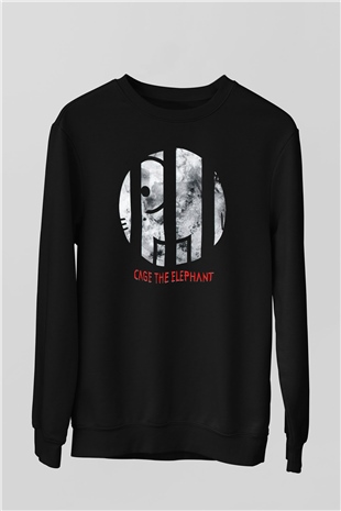 Cage the Elephant Siyah Unisex Sweatshirt