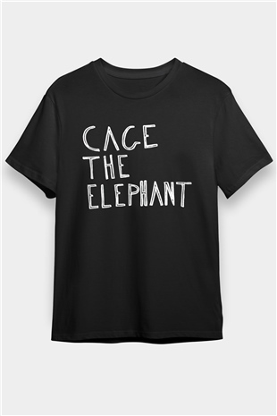 Cage the Elephant Siyah Unisex Tişört T-Shirt - TişörtFabrikası