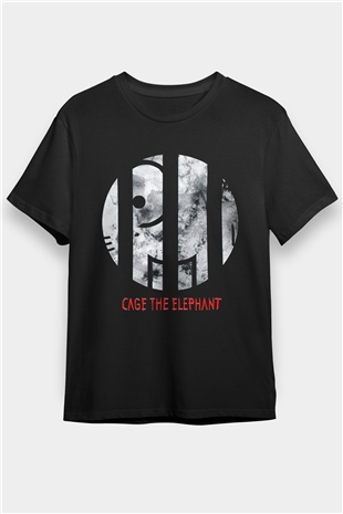 Cage the Elephant Siyah Unisex Tişört T-Shirt - TişörtFabrikası