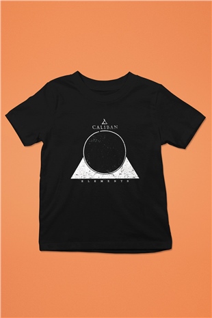 Caliban Baskılı Siyah Unisex Çocuk Tişört