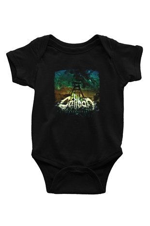 Caliban Baskılı Unisex Siyah Bebek Body - Zıbın