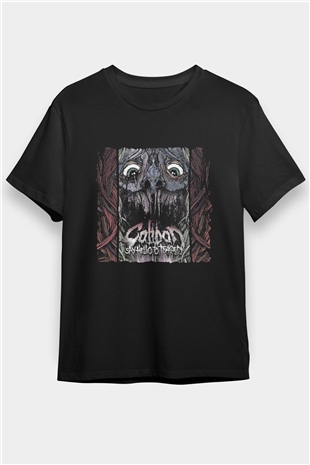Caliban Baskılı Unisex Siyah Tişört