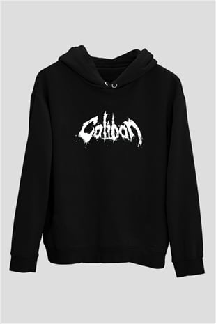 Caliban Siyah Unisex Kapüşonlu Sweatshirt