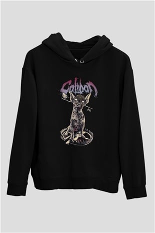 Caliban Siyah Unisex Kapüşonlu Sweatshirt