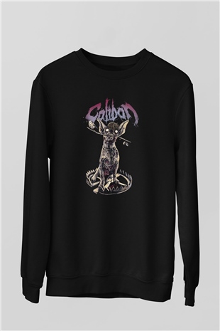 Caliban Siyah Unisex Sweatshirt