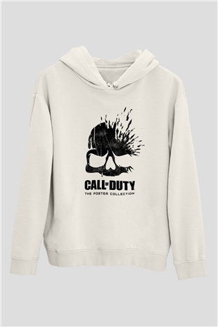 Call of Duty Beyaz Unisex Hoodie