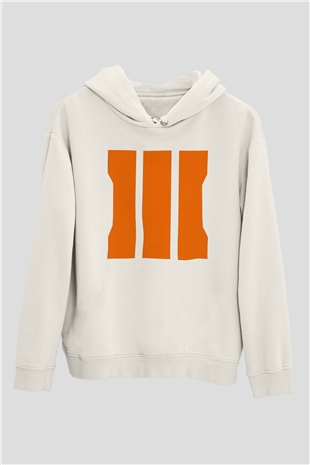 Call of Duty Beyaz Unisex Kapşonlu Sweatshirt