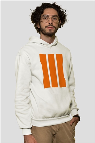 Call of Duty Beyaz Unisex Kapşonlu Sweatshirt