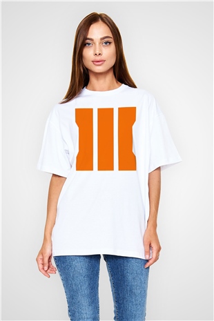 Call of Duty Beyaz Unisex Oversize Tişört T-Shirt