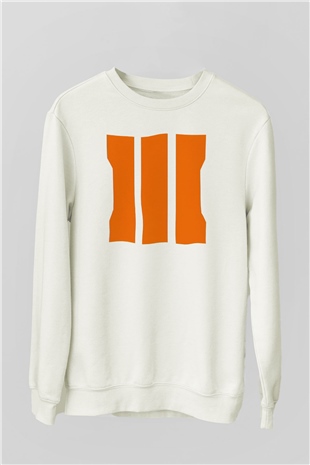 Call of Duty Beyaz Unisex Sweatshirt