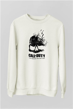 Call of Duty Beyaz Unisex Sweatshirt