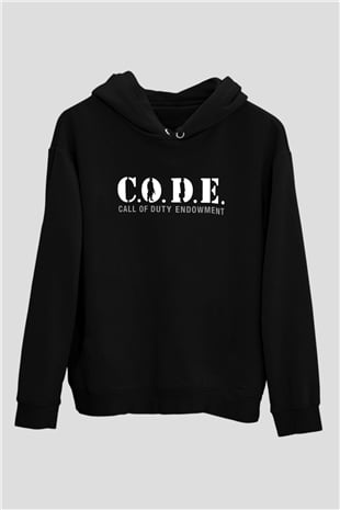 Call of Duty Siyah Unisex Hoodie