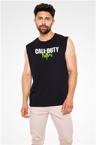 Call of Duty Siyah Unisex Kolsuz Tişört