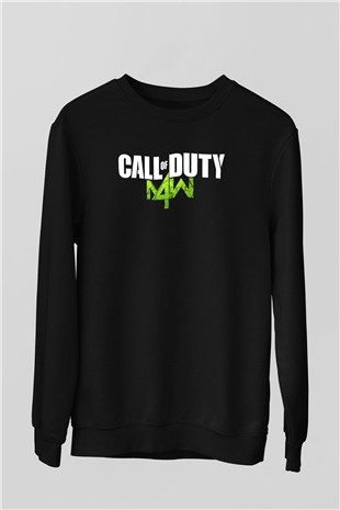 Call of Duty Siyah Unisex Sweatshirt
