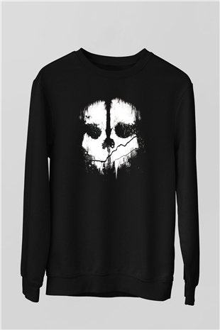Call of Duty Siyah Unisex Sweatshirt