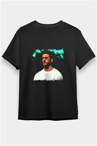 Calvin Harris Baskılı Unisex Siyah Tişört
