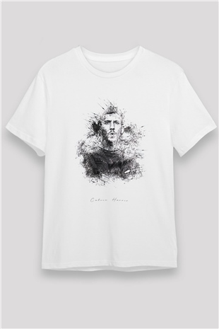 Calvin Harris Beyaz Unisex Tişört T-Shirt - TişörtFabrikası