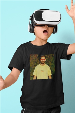 Calvin Harris Siyah Unisex Çocuk Tişört