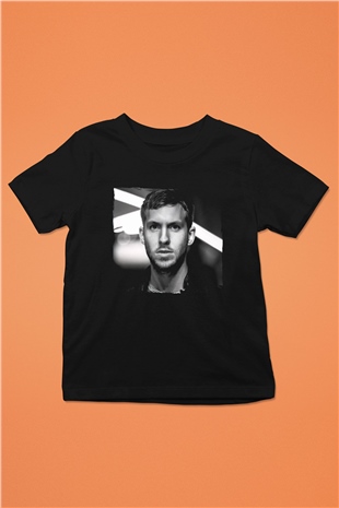 Calvin Harris Siyah Unisex Çocuk Tişört