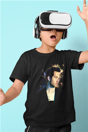Calvin Harris Siyah Unisex Çocuk Tişört