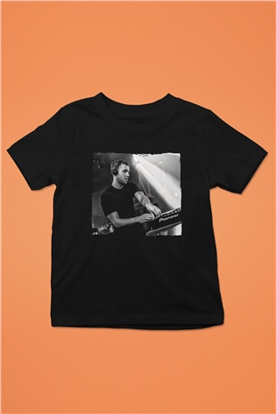 Calvin Harris Siyah Unisex Çocuk Tişört