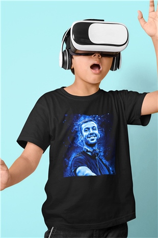 Calvin Harris Siyah Unisex Çocuk Tişört