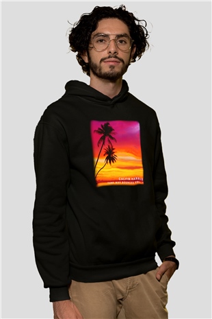 Calvin Harris Siyah Unisex Hoodie