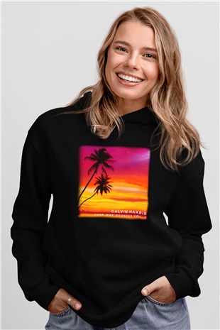 Calvin Harris Siyah Unisex Hoodie