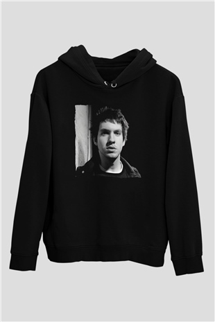 Calvin Harris Siyah Unisex Kapüşonlu Sweatshirt