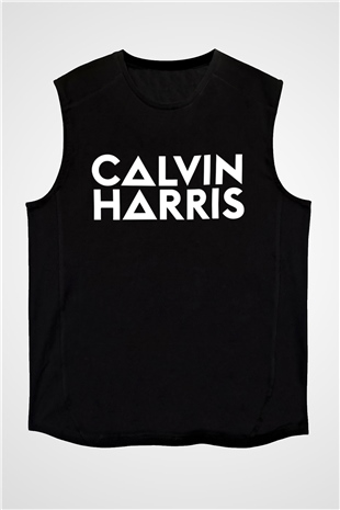 Calvin Harris Siyah Unisex Kolsuz Tişört
