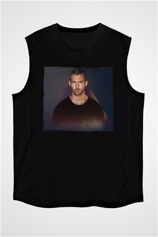 Calvin Harris Siyah Unisex Kolsuz Tişört