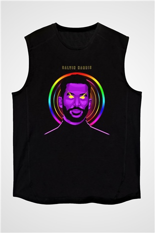 Calvin Harris Siyah Unisex Kolsuz Tişört