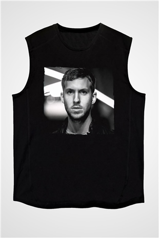 Calvin Harris Siyah Unisex Kolsuz Tişört