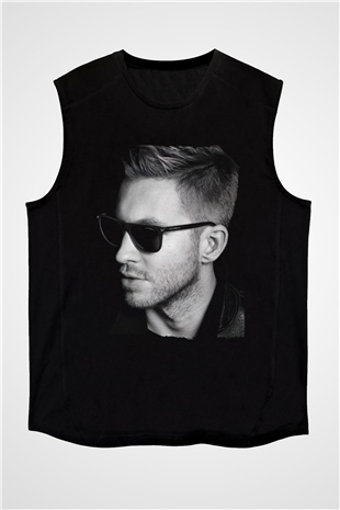 Calvin Harris Siyah Unisex Kolsuz Tişört