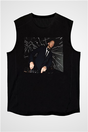Calvin Harris Siyah Unisex Kolsuz Tişört
