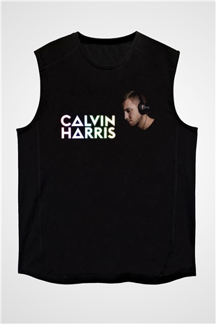 Calvin Harris Siyah Unisex Kolsuz Tişört