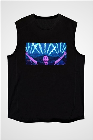 Calvin Harris Siyah Unisex Kolsuz Tişört