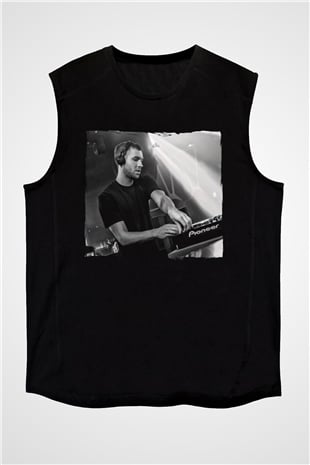 Calvin Harris Siyah Unisex Kolsuz Tişört