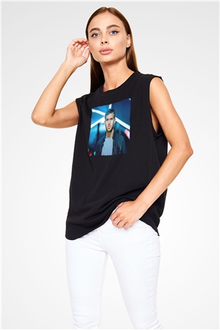 Calvin Harris Siyah Unisex Kolsuz Tişört