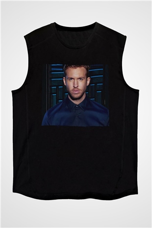 Calvin Harris Siyah Unisex Kolsuz Tişört