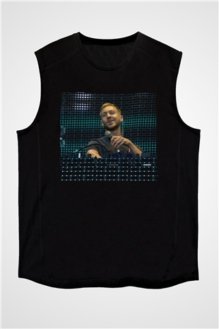 Calvin Harris Siyah Unisex Kolsuz Tişört