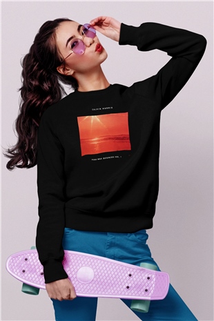 Calvin Harris Siyah Unisex Sweatshirt