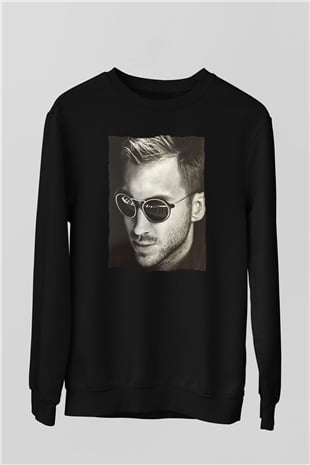 Calvin Harris Siyah Unisex Sweatshirt