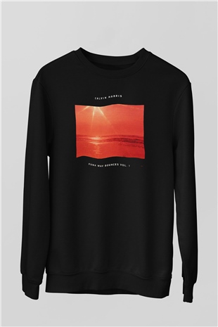Calvin Harris Siyah Unisex Sweatshirt
