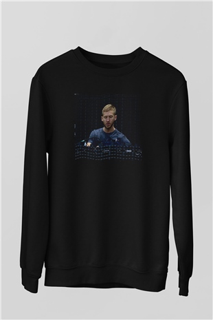 Calvin Harris Siyah Unisex Sweatshirt